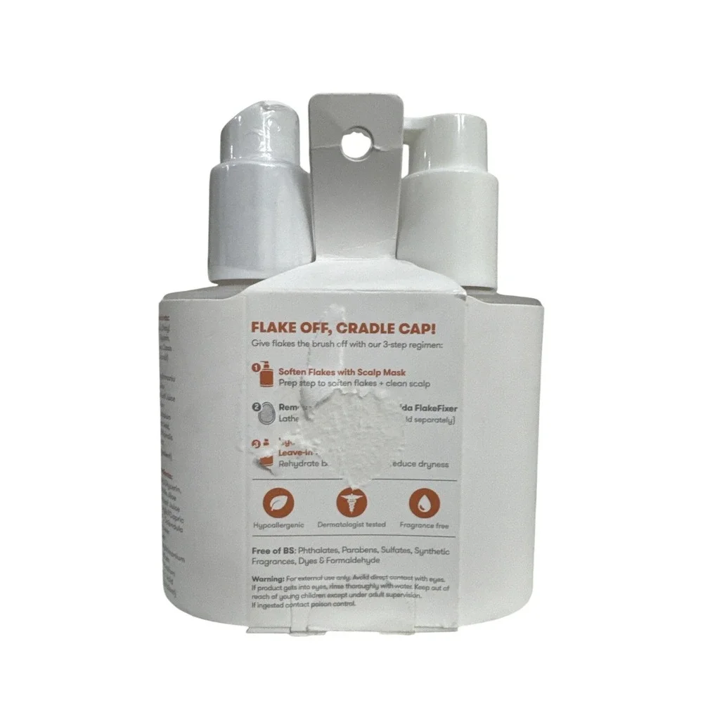 Fridababy Oh Crap Cradle Cap Scalp Mask & Leave-In Conditioner Spray Set 5oz